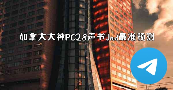 加拿大大神PC28声书Jnd最准预测