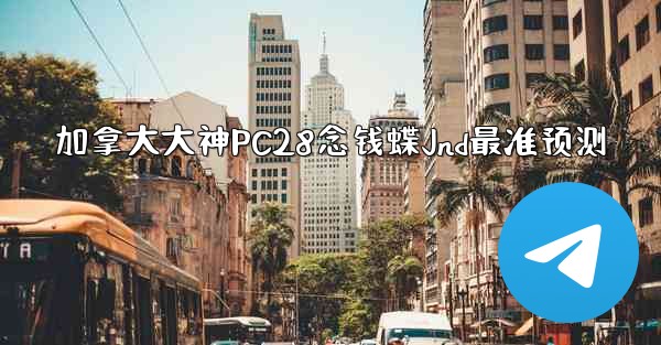 加拿大大神PC28念钱蝶Jnd最准预测