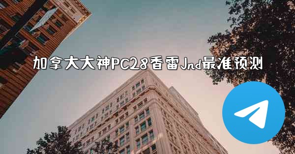 加拿大大神PC28香雷Jnd最准预测