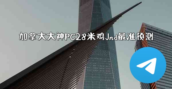 加拿大大神PC28米鸡Jnd最准预测