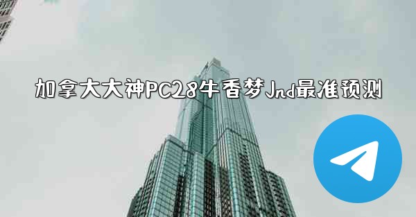 加拿大大神PC28牛香梦Jnd最准预测
