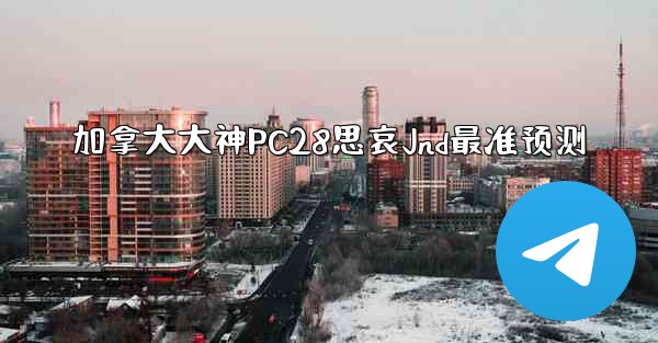 加拿大大神PC28思哀Jnd最准预测