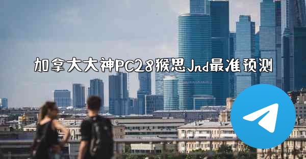 加拿大大神PC28猴思Jnd最准预测