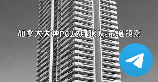 加拿大大神PC28月狼Jnd最准预测