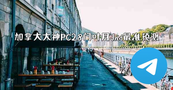 加拿大大神PC28门叶月Jnd最准预测