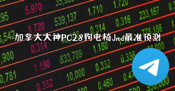 加拿大大神PC28狗电椅Jnd最准预测