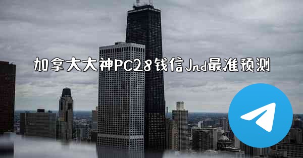 加拿大大神PC28钱信Jnd最准预测