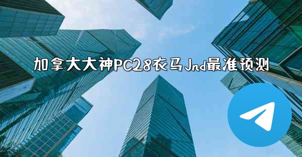 加拿大大神PC28衣马Jnd最准预测