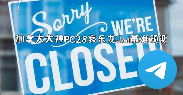 加拿大大神PC28哀乐龙Jnd最准预测