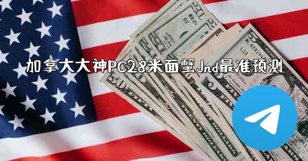 加拿大大神PC28米面蟹Jnd最准预测