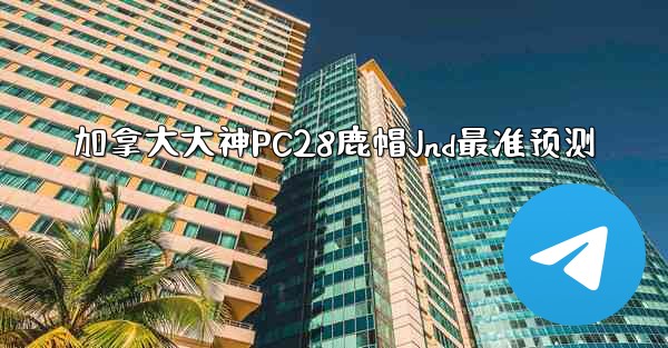 加拿大大神PC28鹿帽Jnd最准预测