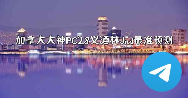 加拿大大神PC28义酒林Jnd最准预测