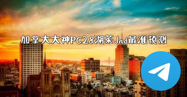 加拿大大神PC28湖茶Jnd最准预测