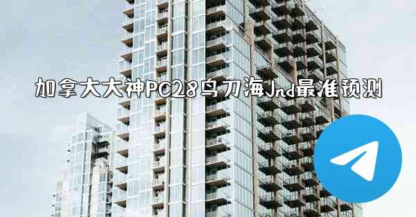 加拿大大神PC28鸟刀海Jnd最准预测