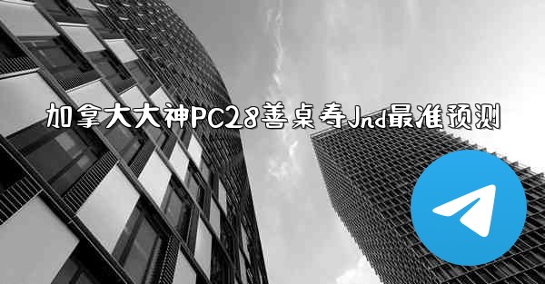 加拿大大神PC28善桌寿Jnd最准预测