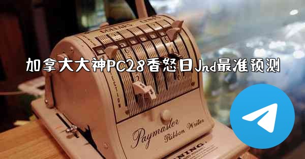 加拿大大神PC28香怒日Jnd最准预测