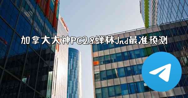 加拿大大神PC28蝉林Jnd最准预测
