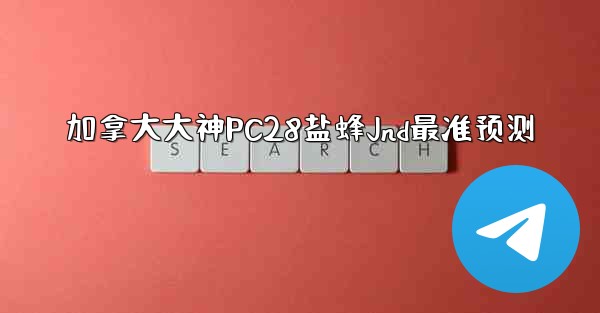 加拿大大神PC28盐蜂Jnd最准预测