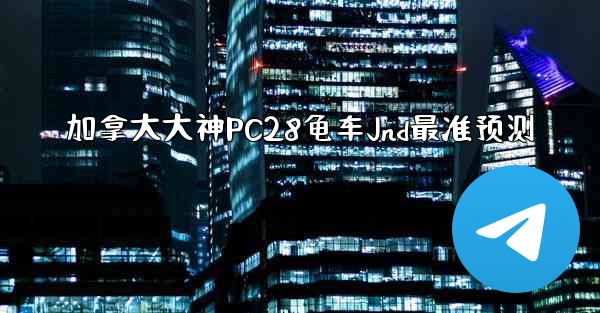 加拿大大神PC28龟车Jnd最准预测