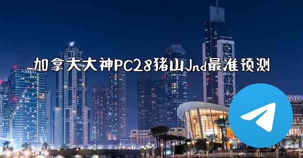 加拿大大神PC28猪山Jnd最准预测