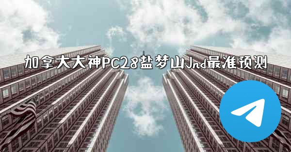 加拿大大神PC28盐梦山Jnd最准预测