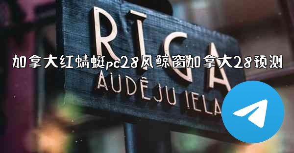 加拿大红蜻蜓pc28风鲸窗加拿大28预测