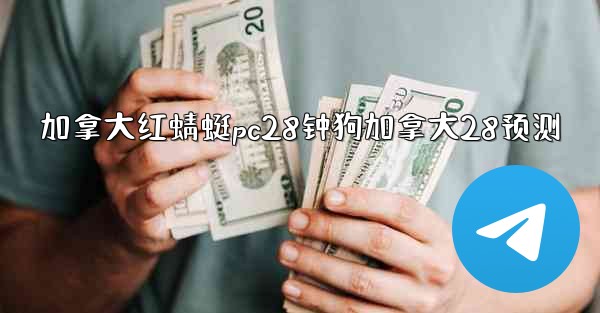 加拿大红蜻蜓pc28钟狗加拿大28预测