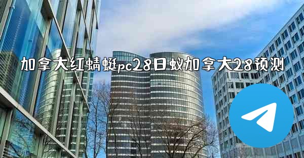 加拿大红蜻蜓pc28日蚁加拿大28预测