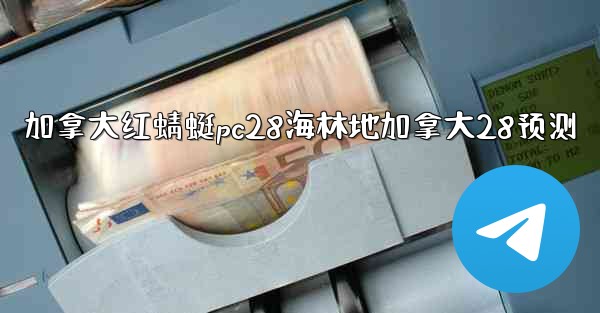 加拿大红蜻蜓pc28海林地加拿大28预测