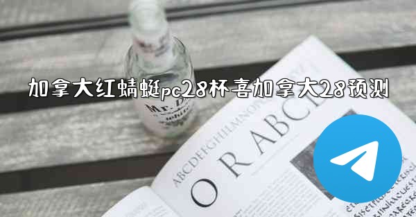 加拿大红蜻蜓pc28杯喜加拿大28预测