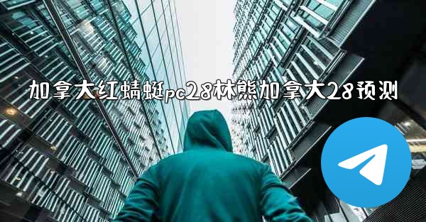 加拿大红蜻蜓pc28林熊加拿大28预测