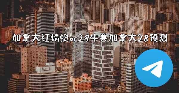 加拿大红蜻蜓pc28牛美加拿大28预测