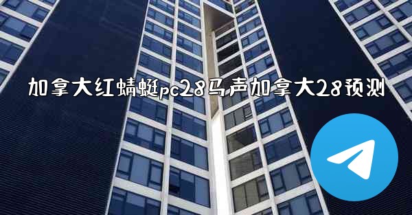 加拿大红蜻蜓pc28马声加拿大28预测