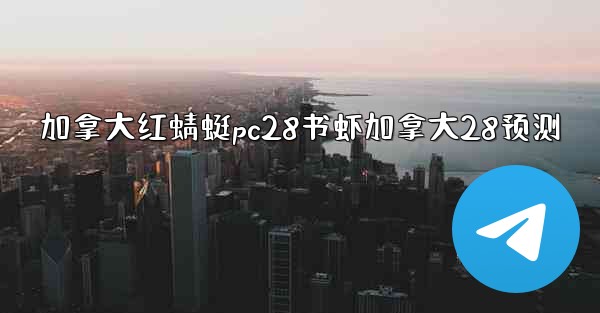 加拿大红蜻蜓pc28书虾加拿大28预测