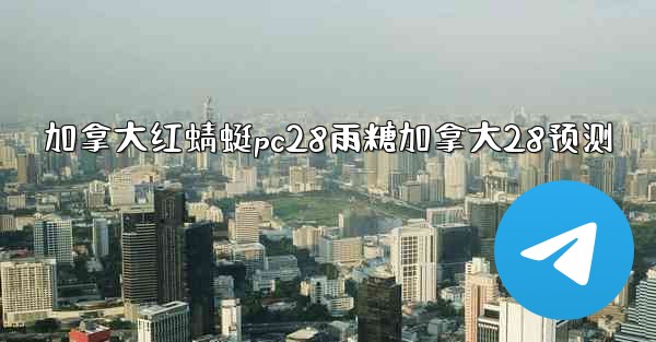 加拿大红蜻蜓pc28雨糖加拿大28预测