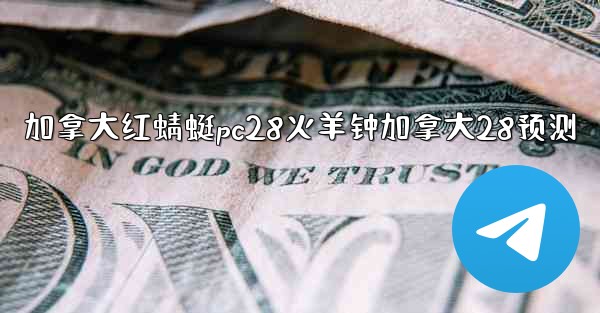 加拿大红蜻蜓pc28火羊钟加拿大28预测