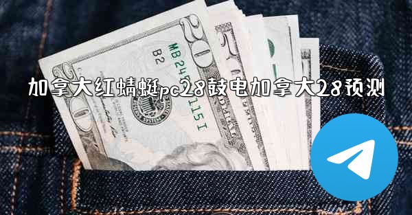 加拿大红蜻蜓pc28鼓电加拿大28预测