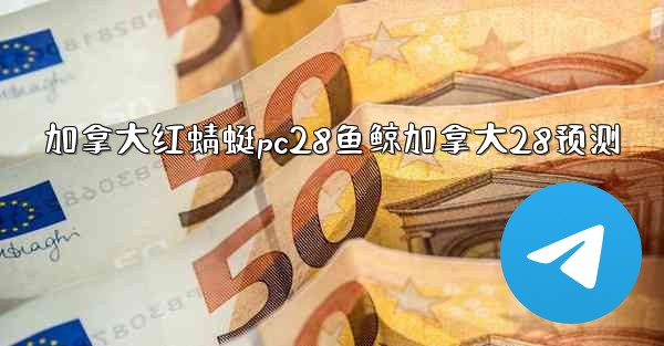 加拿大红蜻蜓pc28鱼鲸加拿大28预测