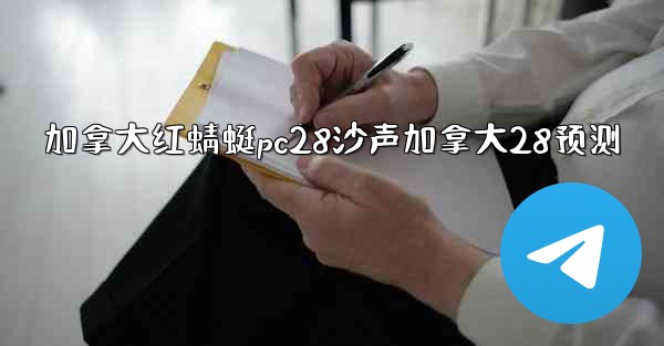 加拿大红蜻蜓pc28沙声加拿大28预测