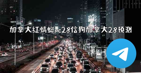 加拿大红蜻蜓pc28信狗加拿大28预测