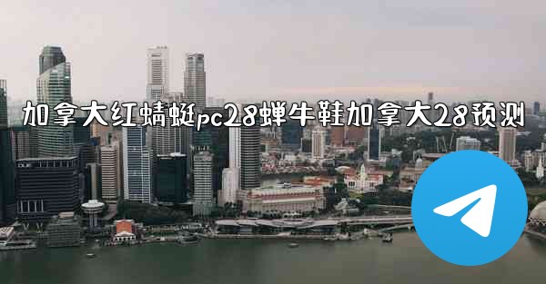 加拿大红蜻蜓pc28蝉牛鞋加拿大28预测