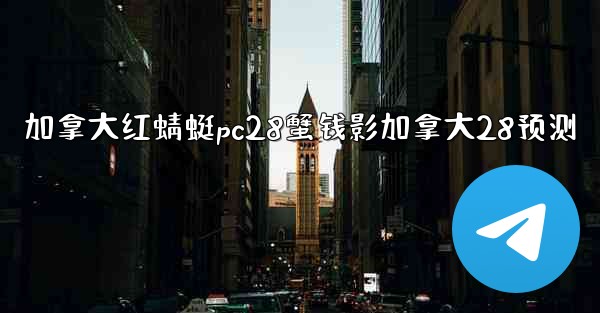 加拿大红蜻蜓pc28蟹钱影加拿大28预测