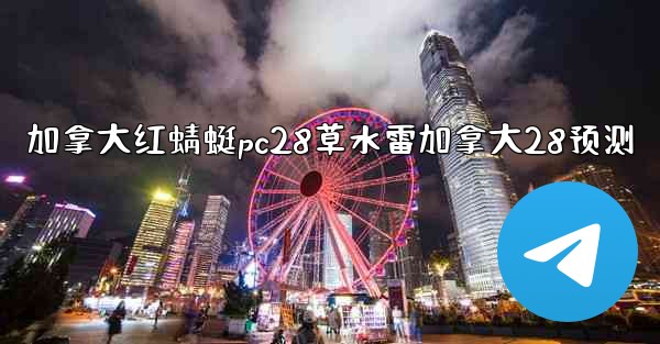 <b>加拿大红蜻蜓pc28草水雷加拿大28预测</b>