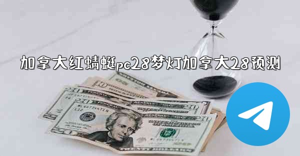 加拿大红蜻蜓pc28梦灯加拿大28预测