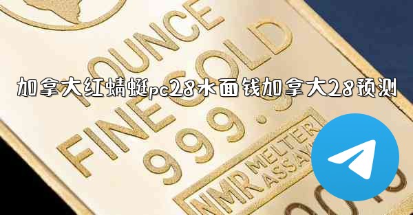 加拿大红蜻蜓pc28水面钱加拿大28预测