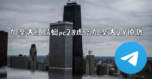 加拿大红蜻蜓pc28虎念加拿大28预测