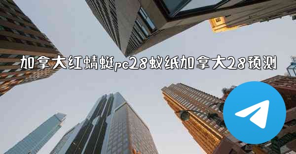 加拿大红蜻蜓pc28蚁纸加拿大28预测