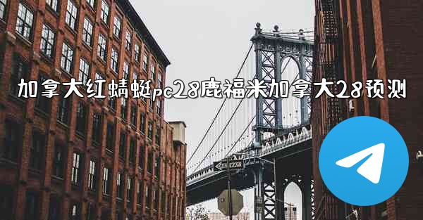 加拿大红蜻蜓pc28鹿福米加拿大28预测