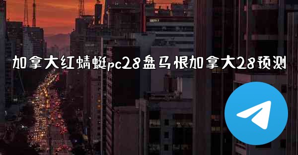 加拿大红蜻蜓pc28盘马恨加拿大28预测