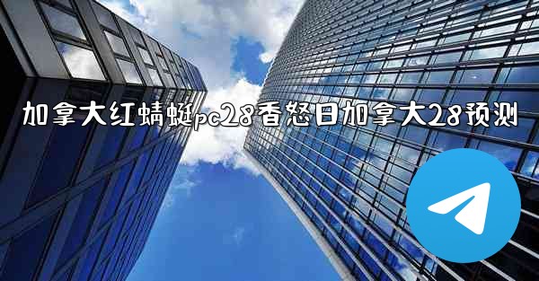 加拿大红蜻蜓pc28香怒日加拿大28预测